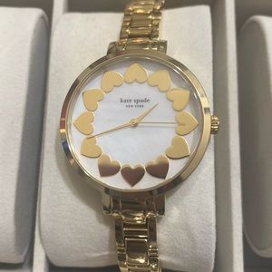 Kate spade gold heart watch ksw1035